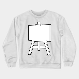 Easel Line Icon Crewneck Sweatshirt